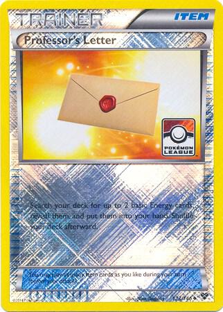 Professor's Letter (Pokemon League) 123/146 card from League & Championship Cards