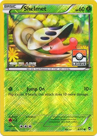 Shelmet - 8/111 (Pokemon League) [2nd Place] 008/111 card from League & Championship Cards