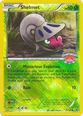 Shelmet - 11/101 (Championship Series) 011/101 card from League & Championship Cards