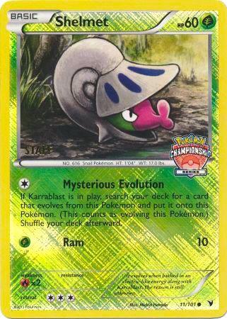 Shelmet 11/101 (Championship Series) [Staff] 011/101 card from League & Championship Cards