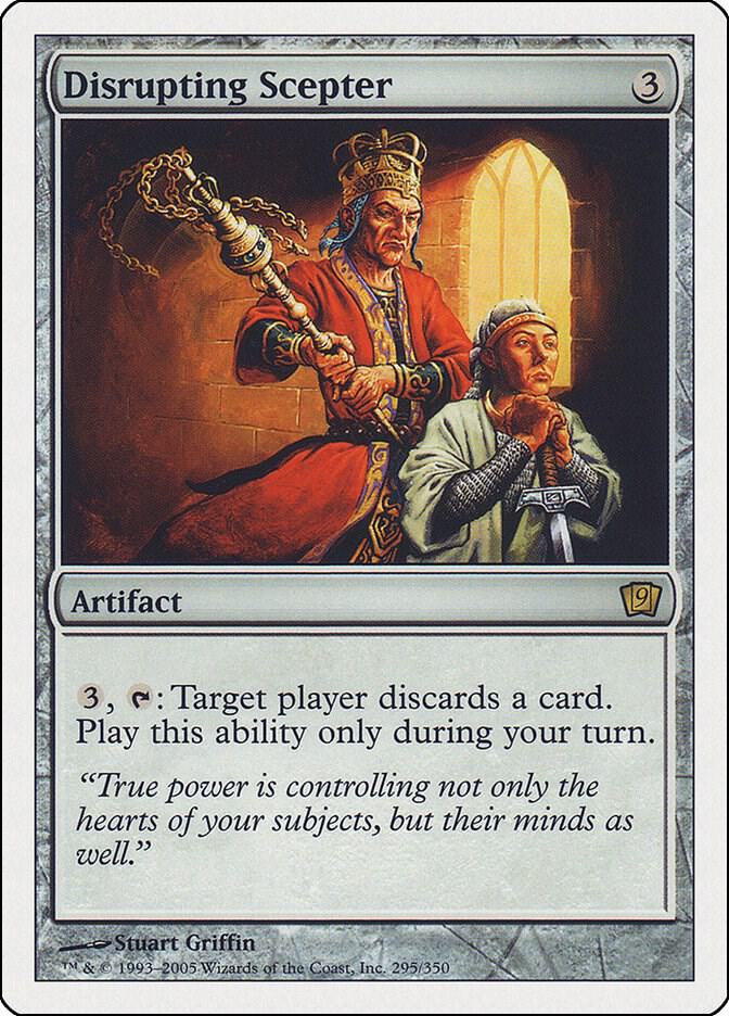 Disrupting Scepter 295 card from 9th Edition