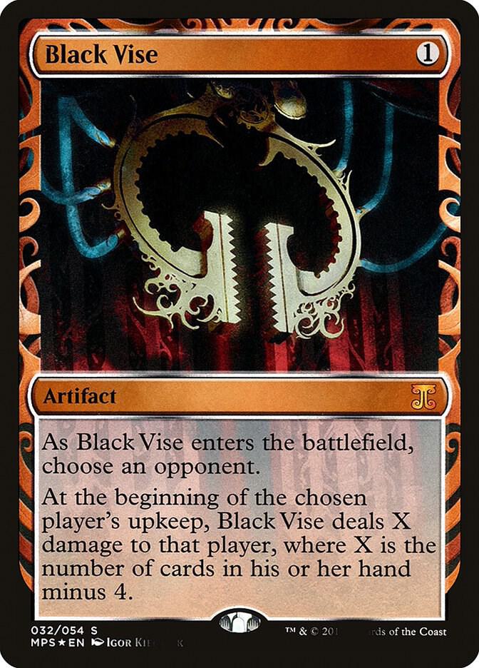 Black Vise 32 card from Masterpiece Series: Kaladesh Inventions