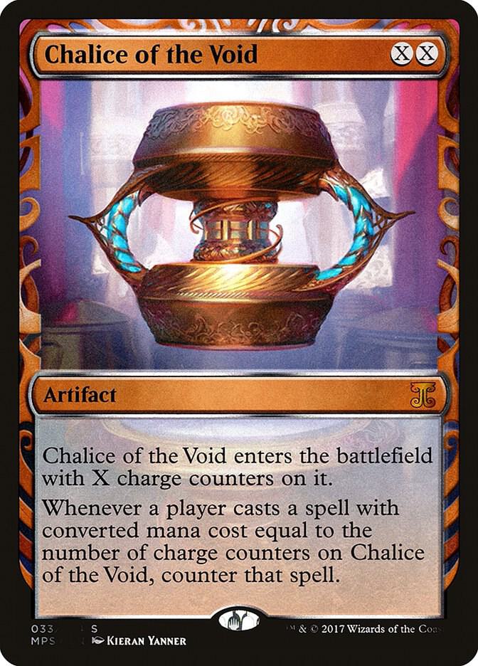 Chalice of the Void 33 card from Masterpiece Series: Kaladesh Inventions