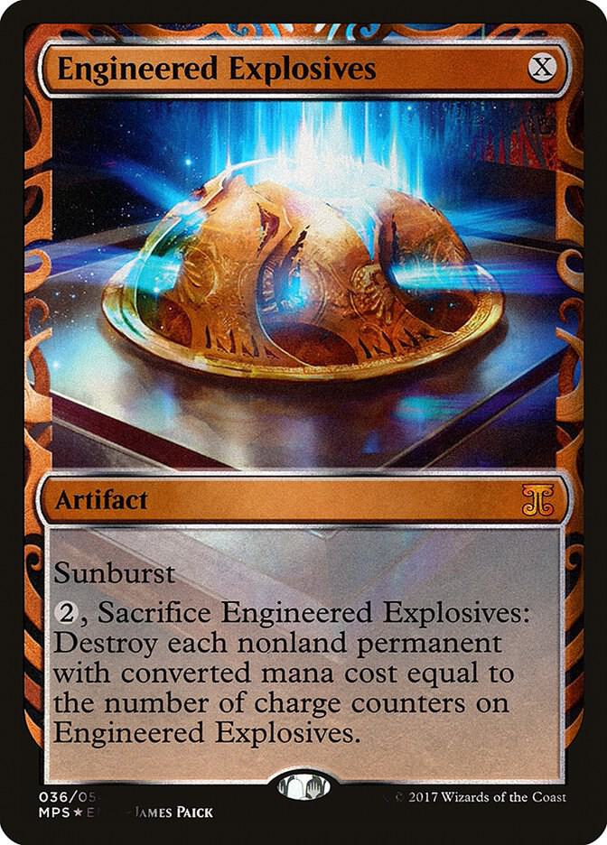 Engineered Explosives 36 card from Masterpiece Series: Kaladesh Inventions