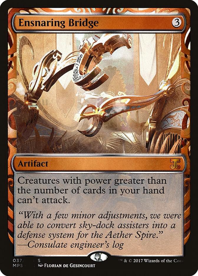 Ensnaring Bridge 37 card from Masterpiece Series: Kaladesh Inventions
