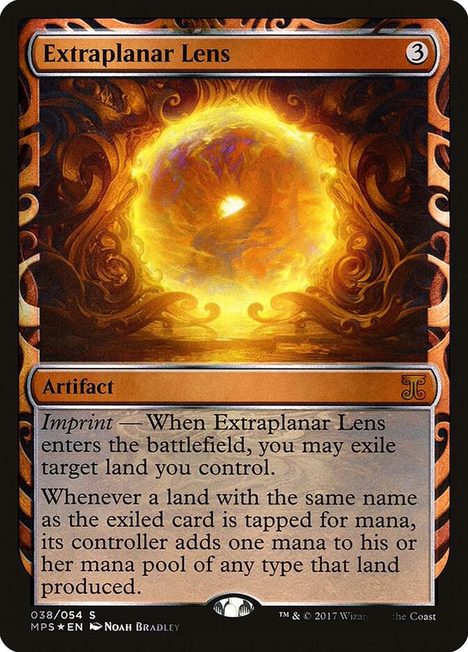 Extraplanar Lens 38 card from Masterpiece Series: Kaladesh Inventions