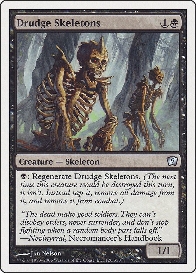 Drudge Skeletons 126 card from 9th Edition