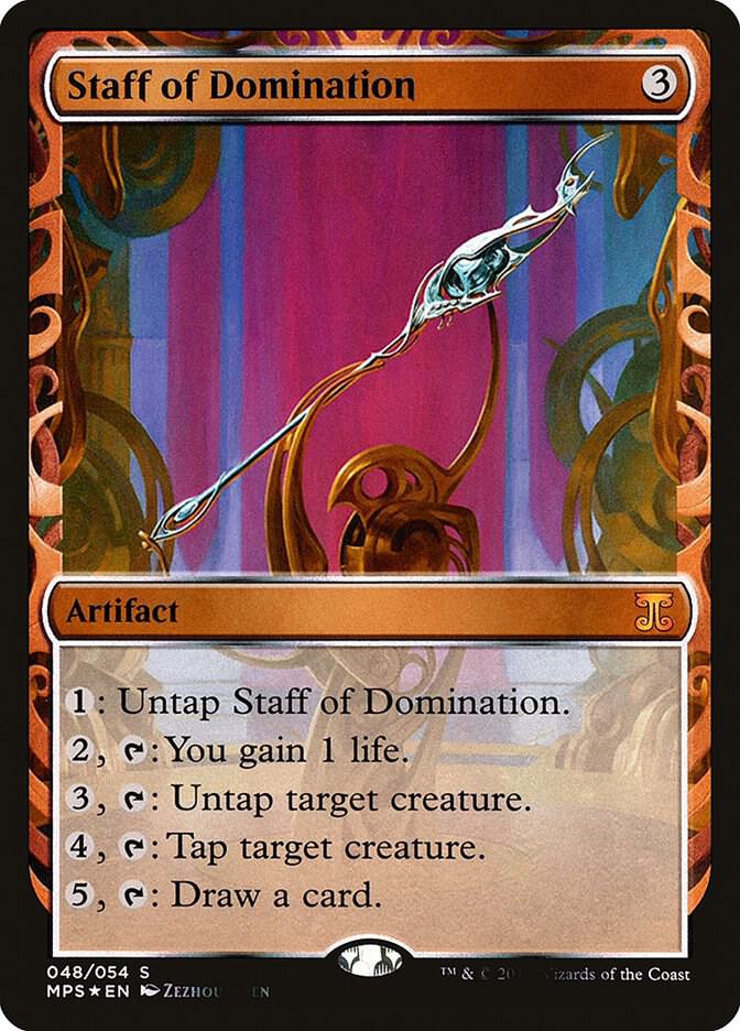 Staff of Domination 48 card from Masterpiece Series: Kaladesh Inventions