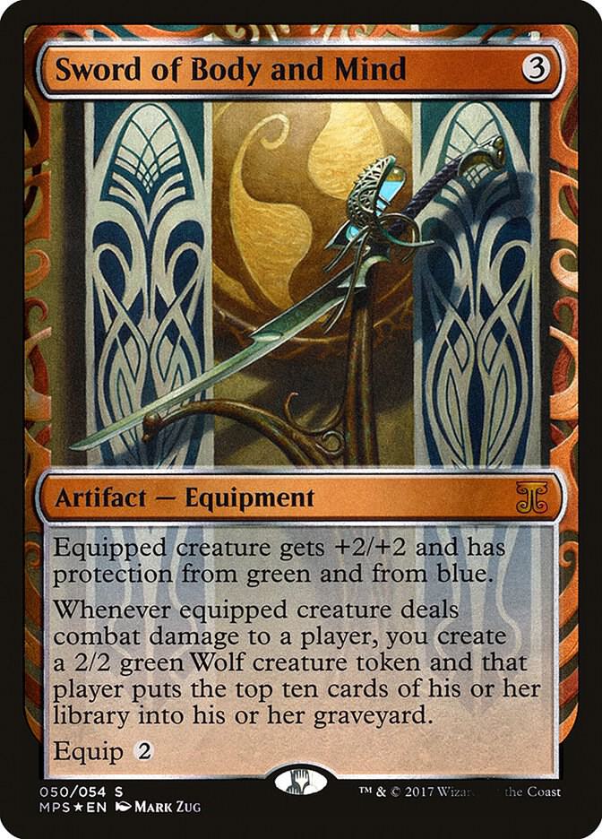 Sword of Body and Mind 50 card from Masterpiece Series: Kaladesh Inventions