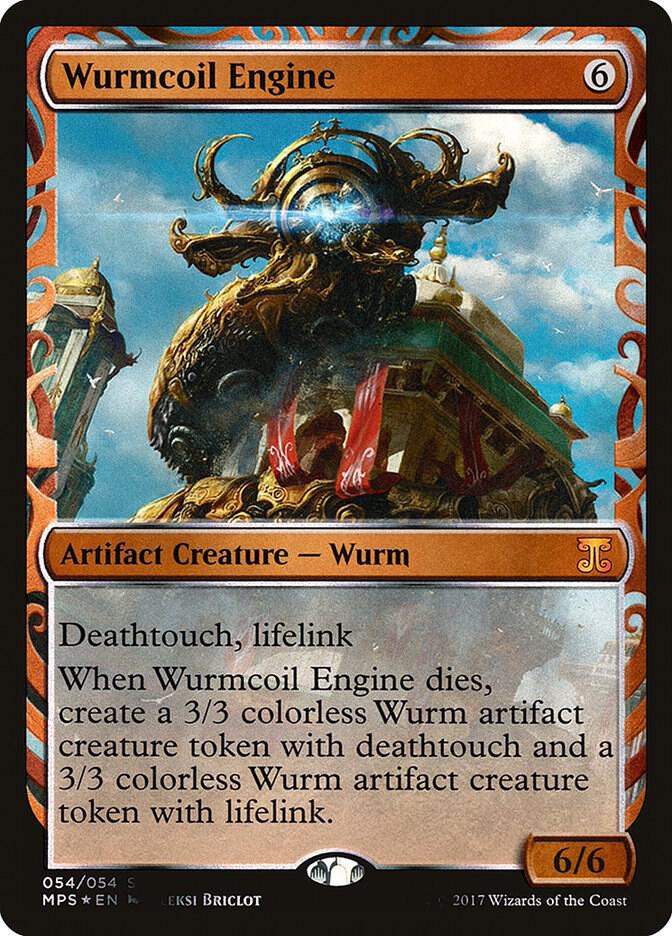 Wurmcoil Engine 54 card from Masterpiece Series: Kaladesh Inventions