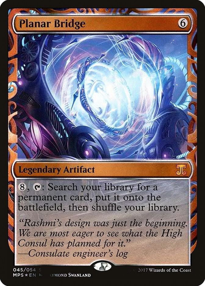 Planar Bridge 45 card from Masterpiece Series: Kaladesh Inventions