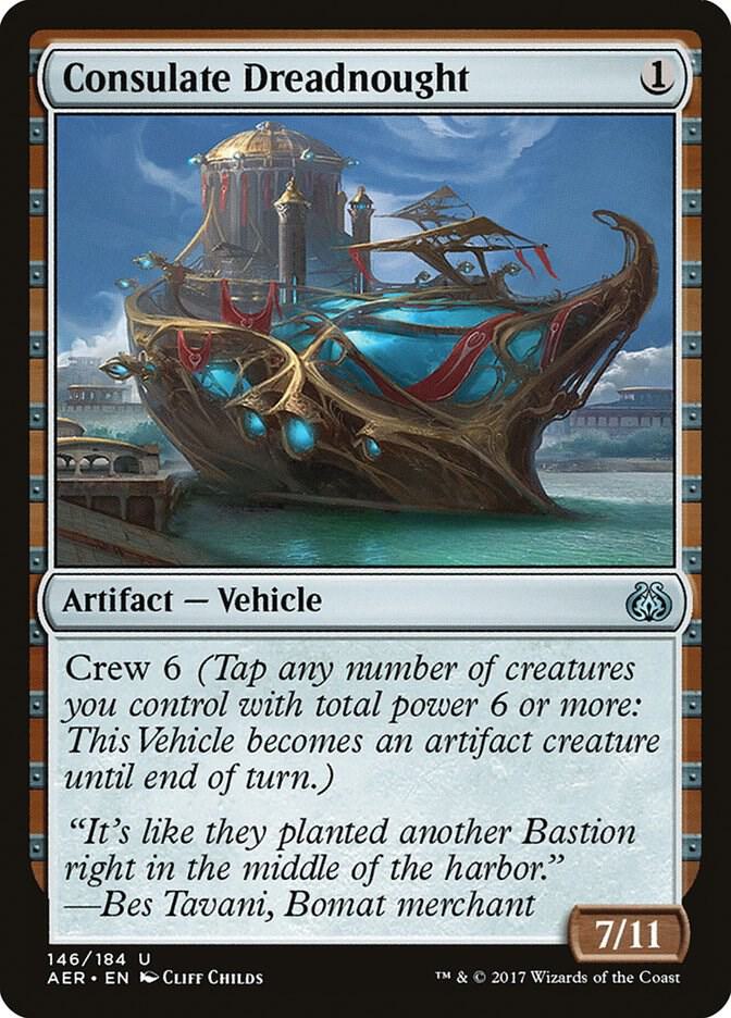 Consulate Dreadnought 146 card from Aether Revolt