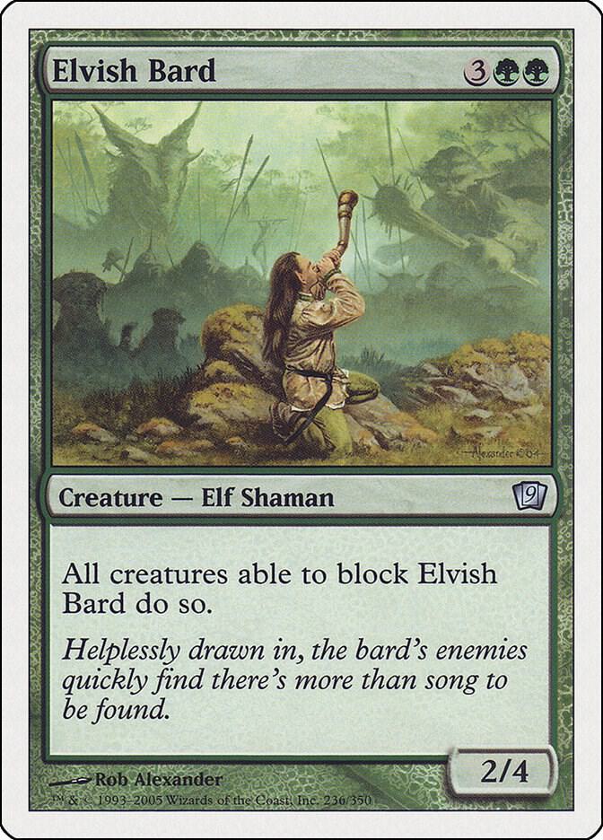 Elvish Bard 236 card from 9th Edition