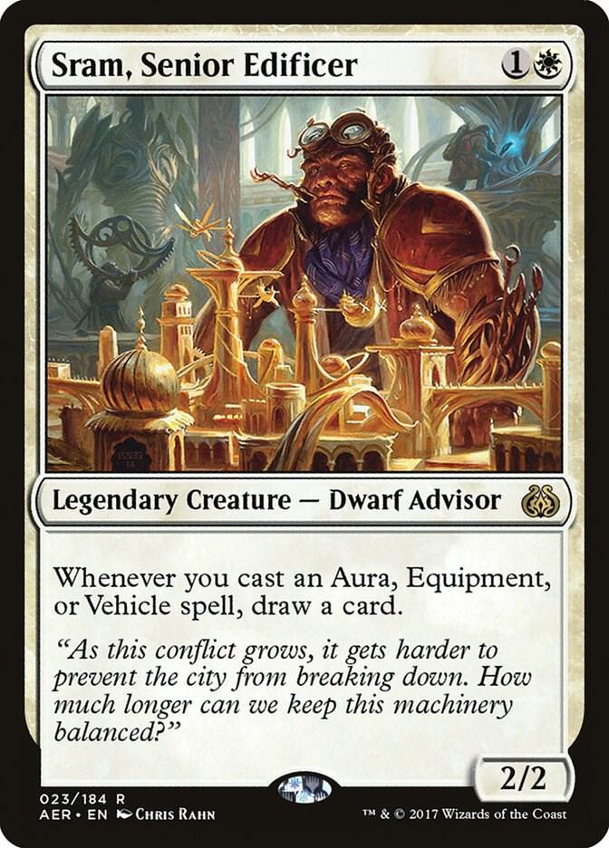 Sram, Senior Edificer 23 card from Aether Revolt