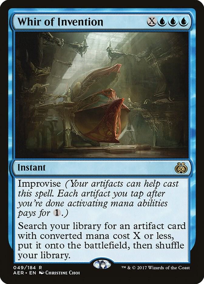 Whir of Invention 49 card from Aether Revolt