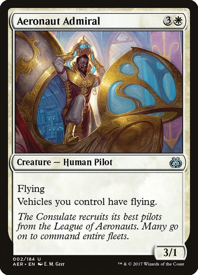 Aeronaut Admiral 2 card from Aether Revolt