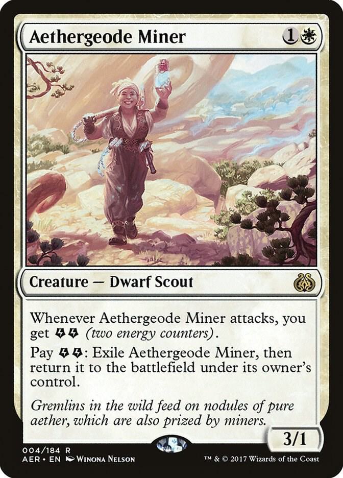 Aethergeode Miner 4 card from Aether Revolt