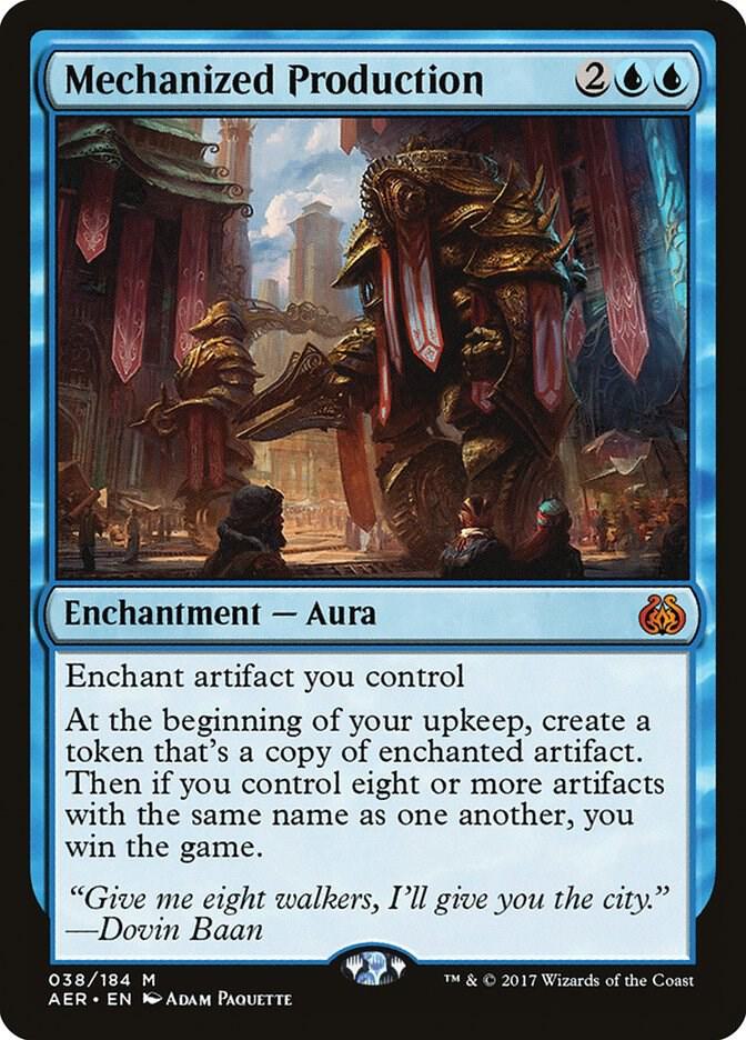 Mechanized Production 38 card from Aether Revolt