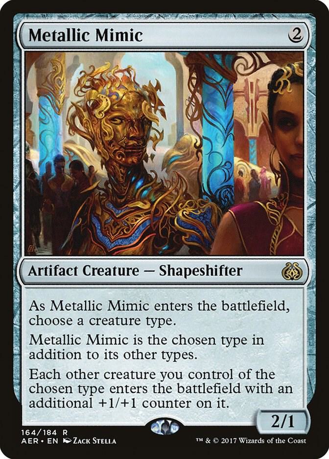 Metallic Mimic 164 card from Aether Revolt