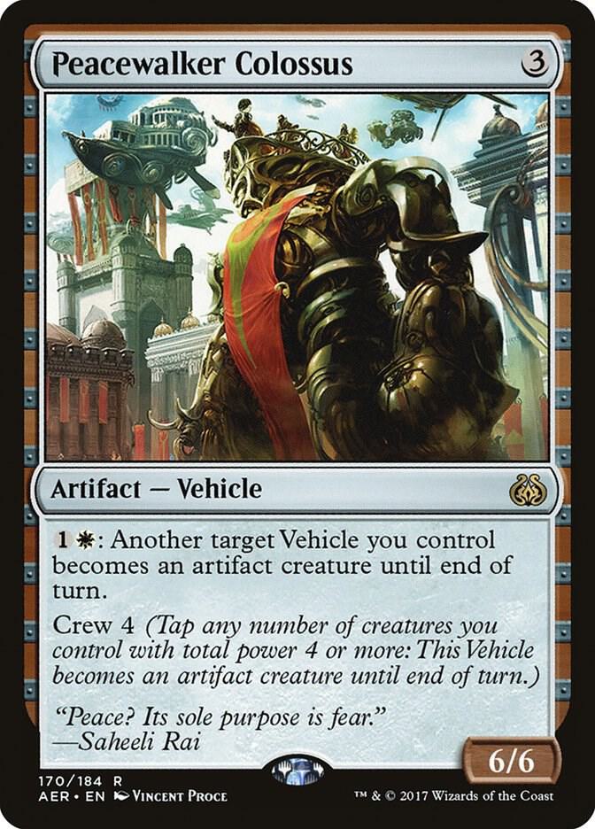 Peacewalker Colossus 170 card from Aether Revolt