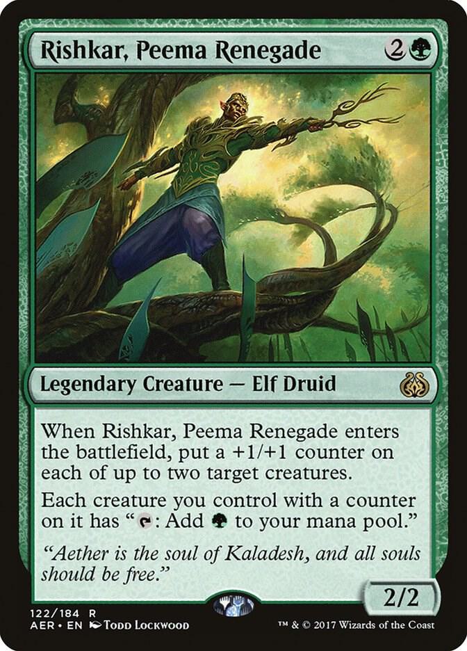 Rishkar, Peema Renegade 122 card from Aether Revolt