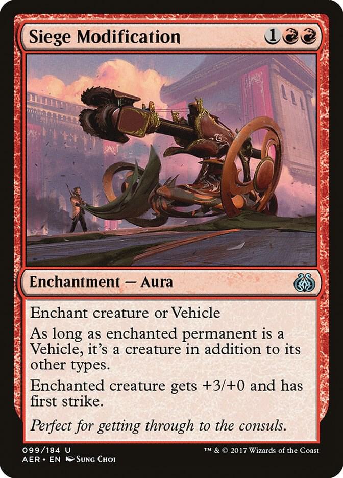 Siege Modification 99 card from Aether Revolt