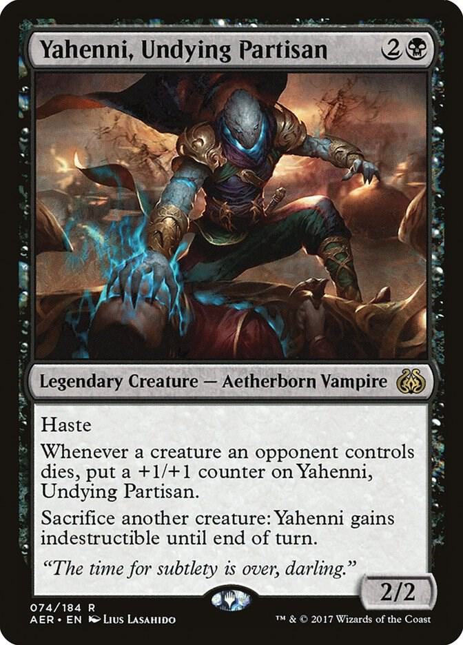 Yahenni, Undying Partisan 74 card from Aether Revolt