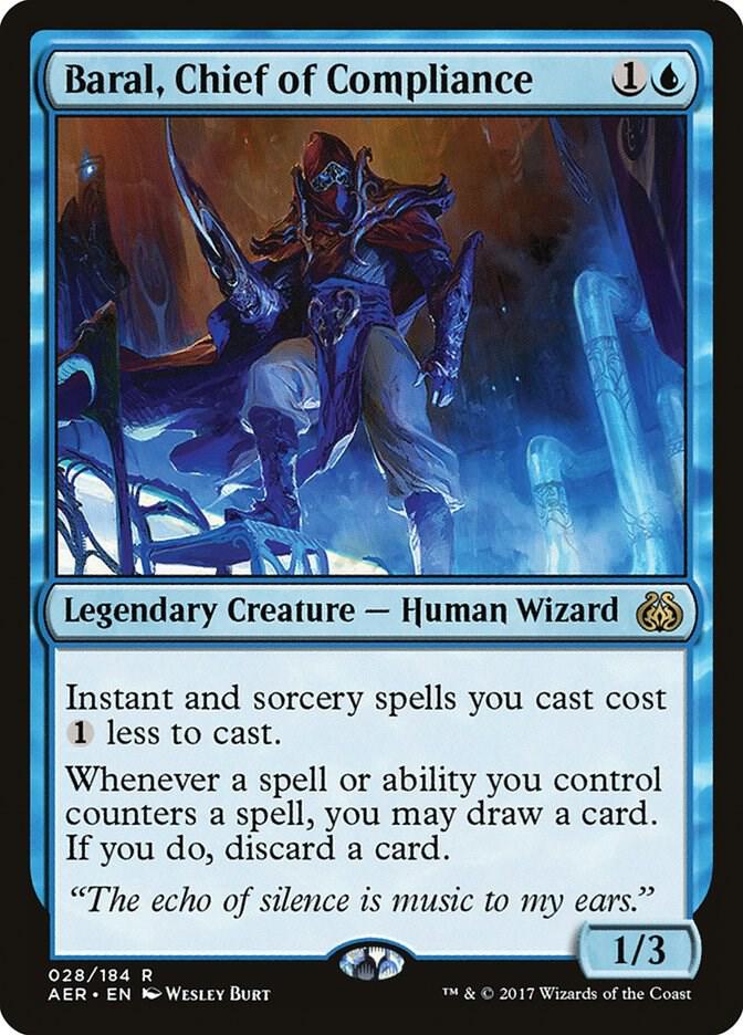 Baral, Chief of Compliance 28 card from Aether Revolt