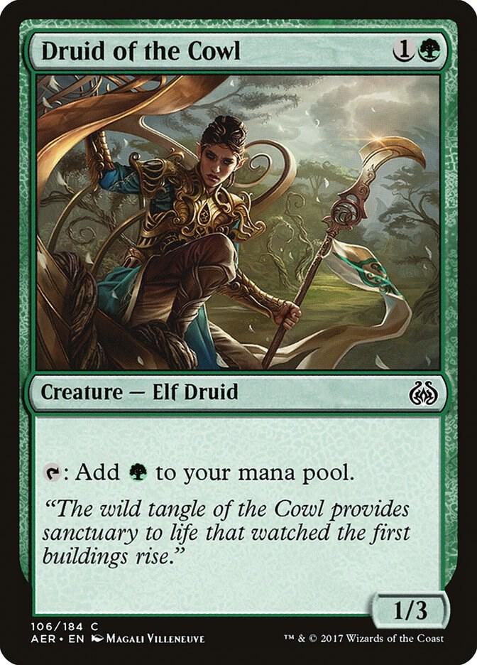 Druid of the Cowl 106 card from Aether Revolt