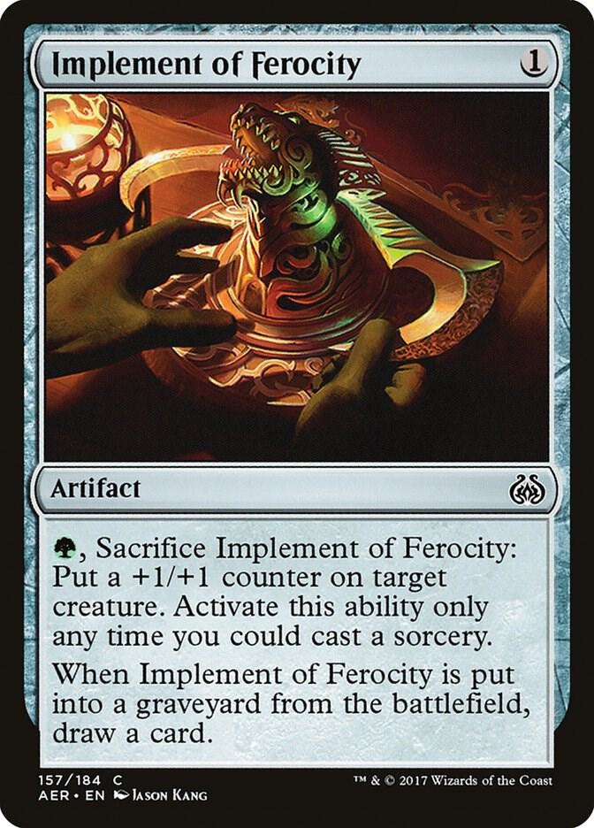 Implement of Ferocity 157 card from Aether Revolt