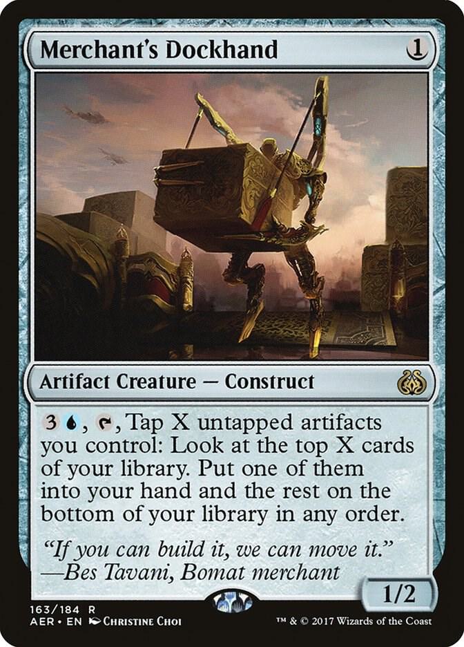 Merchant's Dockhand 163 card from Aether Revolt