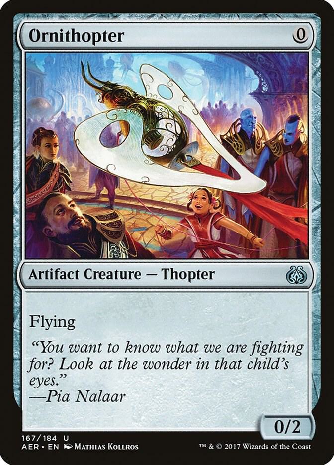 Ornithopter 167 card from Aether Revolt
