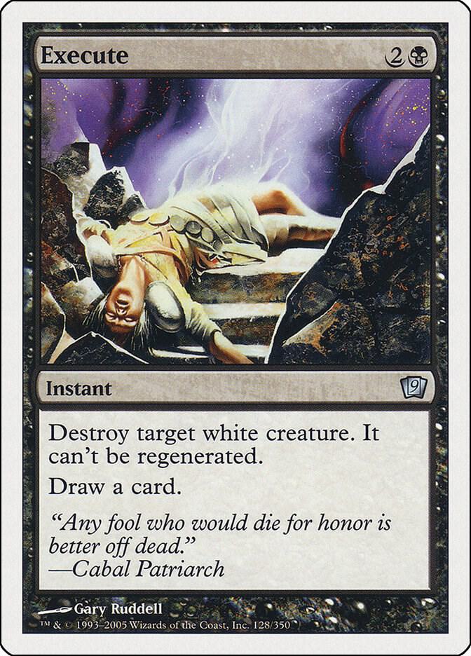 Execute 128 card from 9th Edition