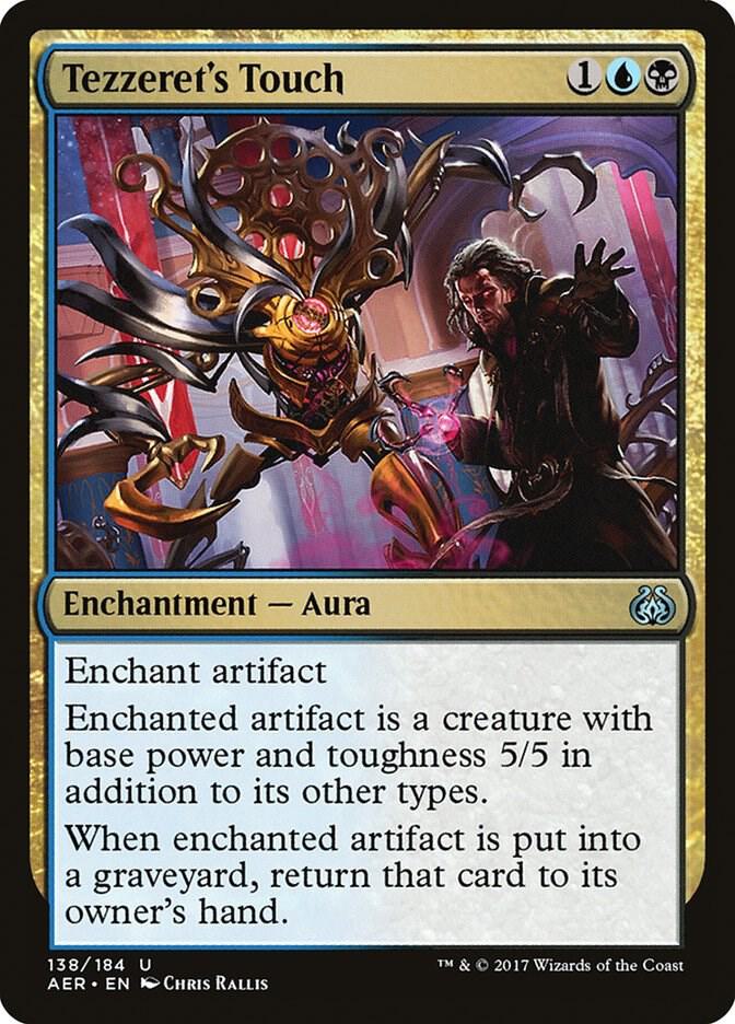 Tezzeret's Touch 138 card from Aether Revolt