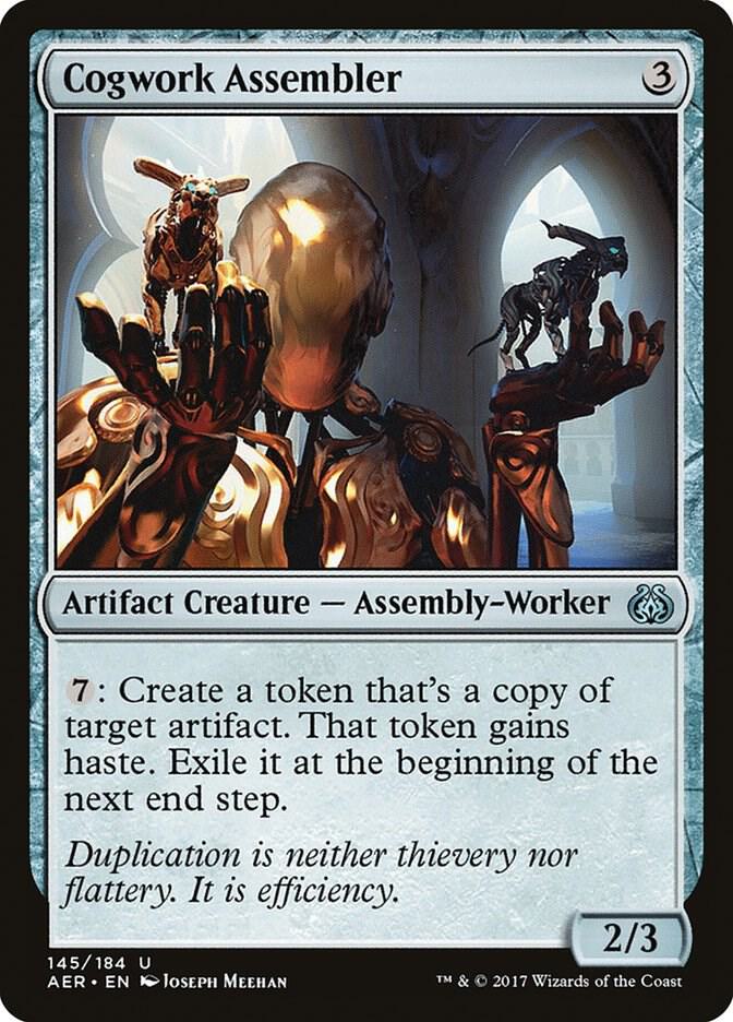 Cogwork Assembler 145 card from Aether Revolt