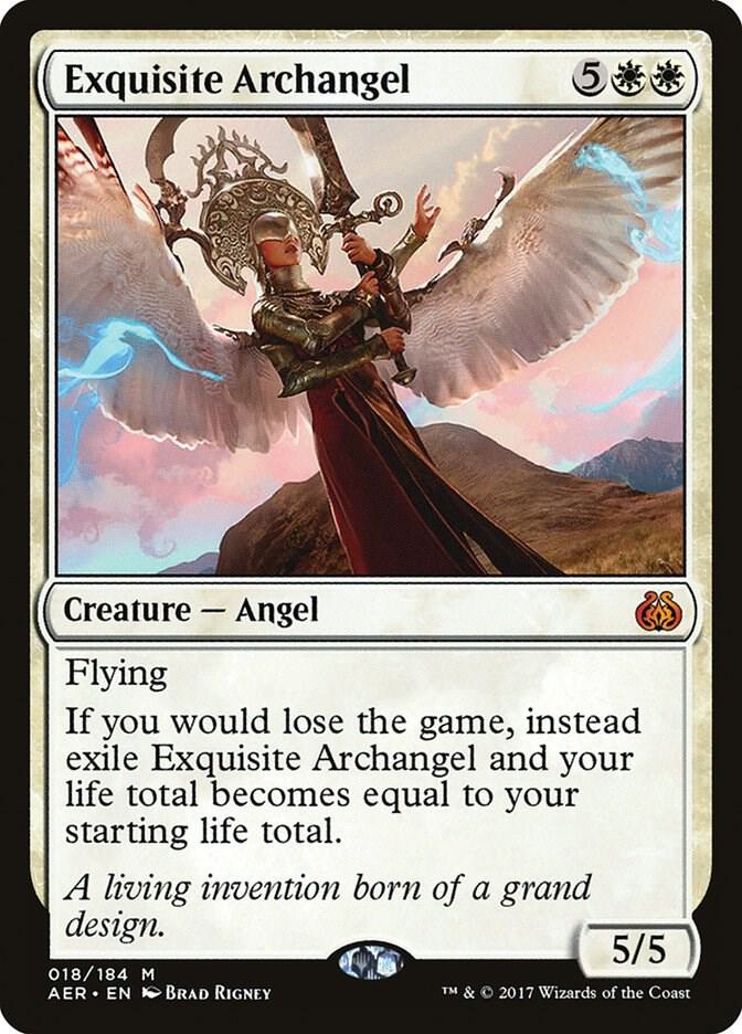 Exquisite Archangel 18 card from Aether Revolt