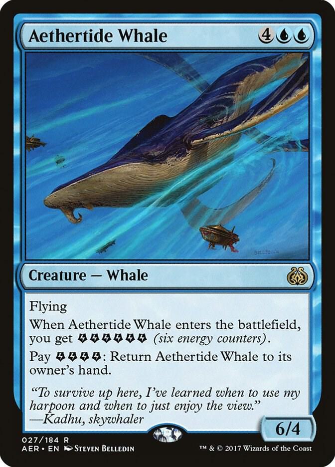 Aethertide Whale 27 card from Aether Revolt