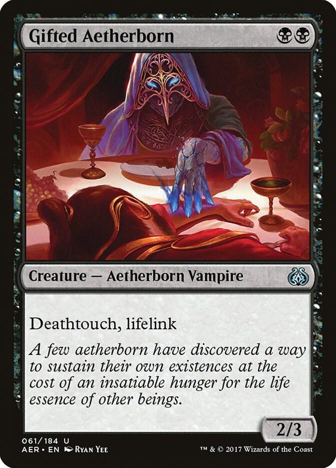 Gifted Aetherborn 61 card from Aether Revolt