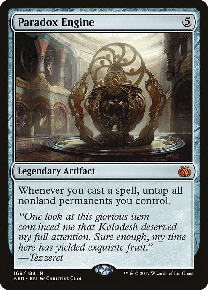 Paradox Engine 169 card from Aether Revolt