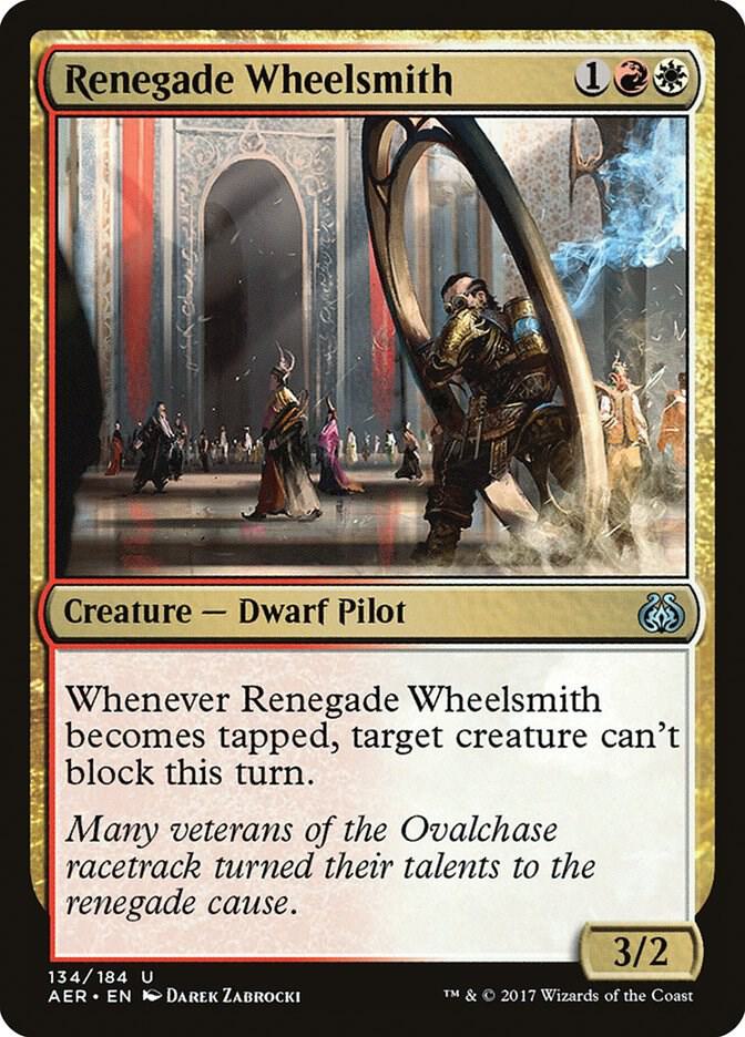 Renegade Wheelsmith 134 card from Aether Revolt