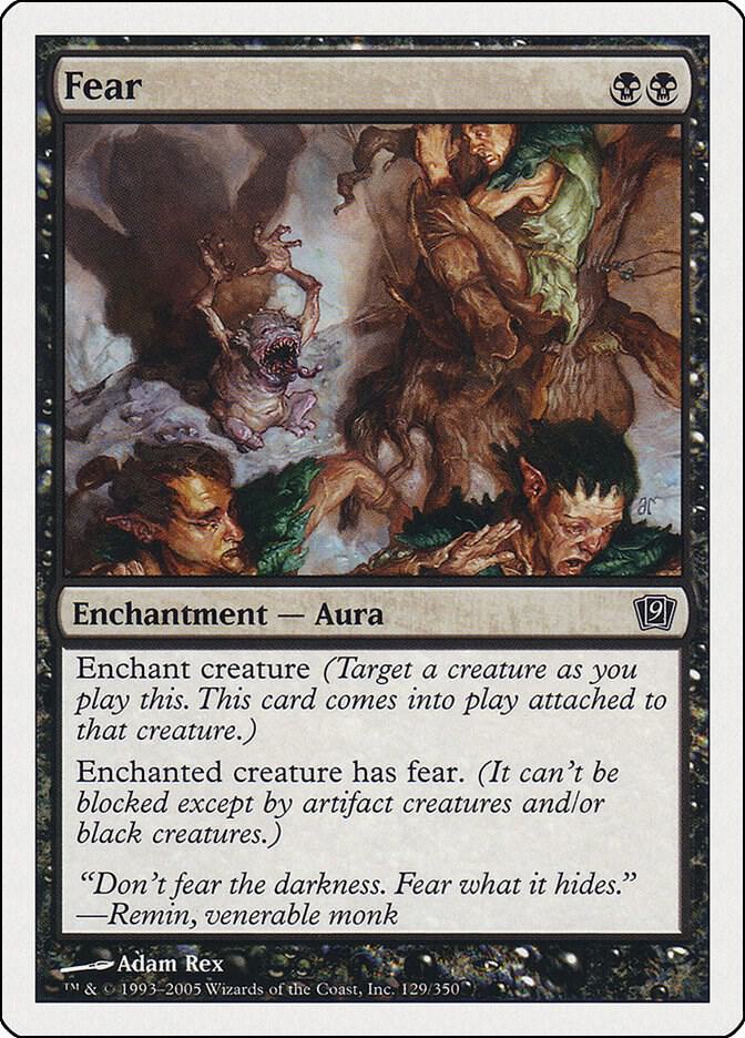 Fear 129 card from 9th Edition