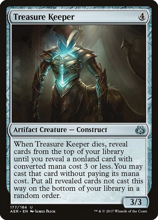 Treasure Keeper 177 card from Aether Revolt