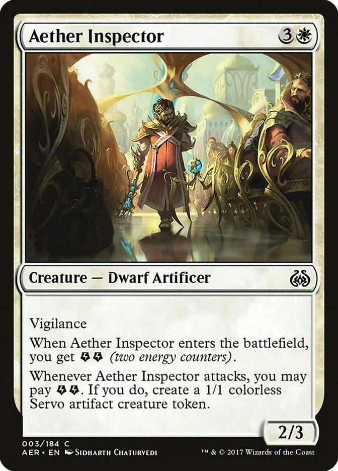 Aether Inspector 3 card from Aether Revolt