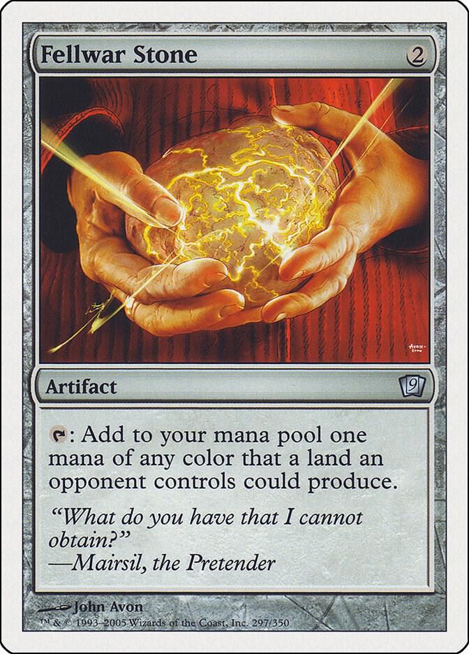 Fellwar Stone 297 card from 9th Edition