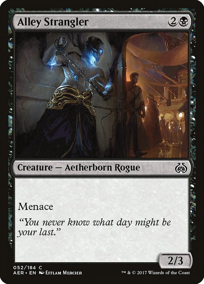 Alley Strangler 52 card from Aether Revolt
