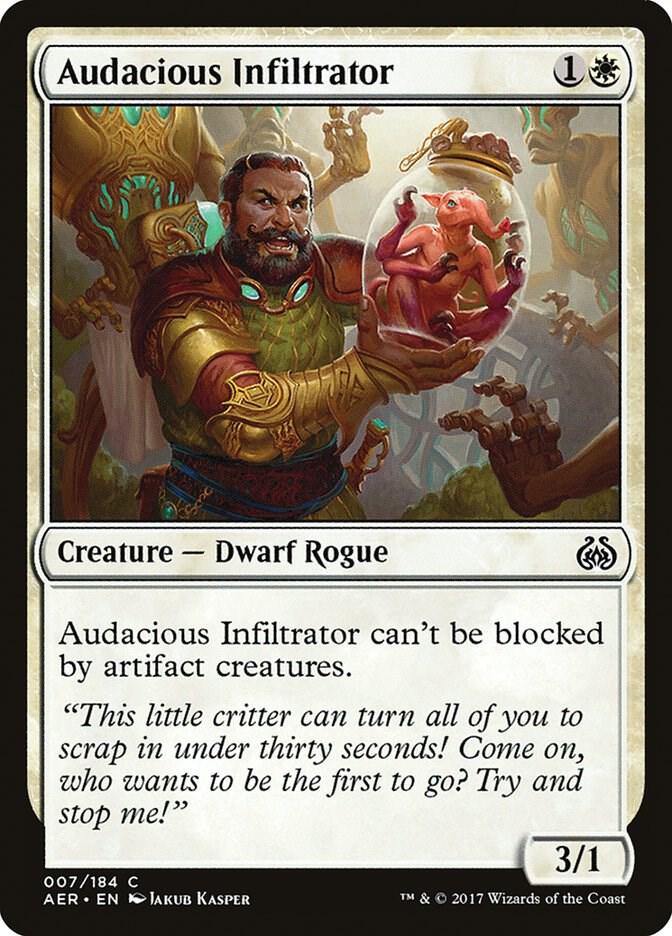 Audacious Infiltrator 7 card from Aether Revolt