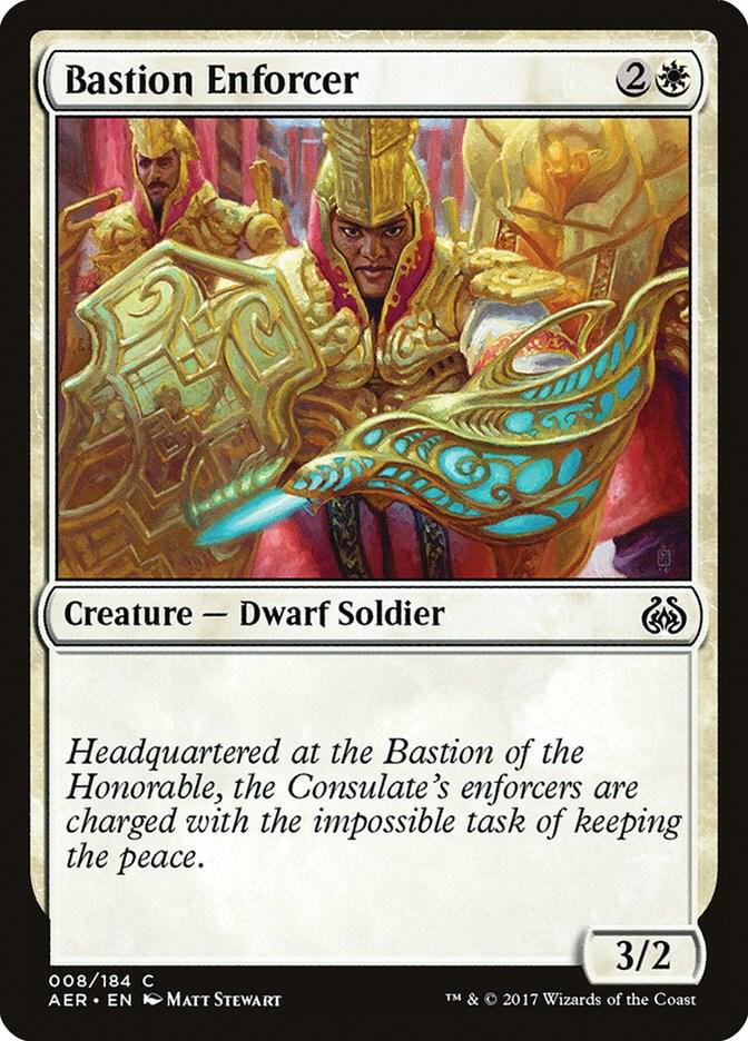 Bastion Enforcer 8 card from Aether Revolt