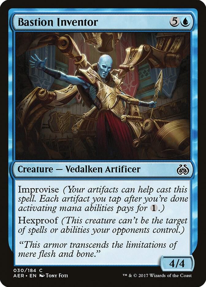 Bastion Inventor 30 card from Aether Revolt
