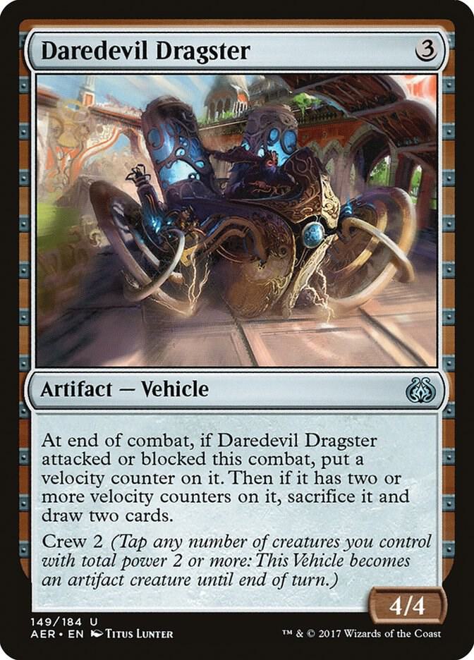 Daredevil Dragster 149 card from Aether Revolt