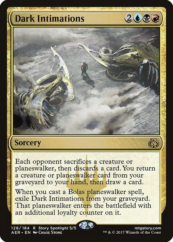 Dark Intimations 128 card from Aether Revolt
